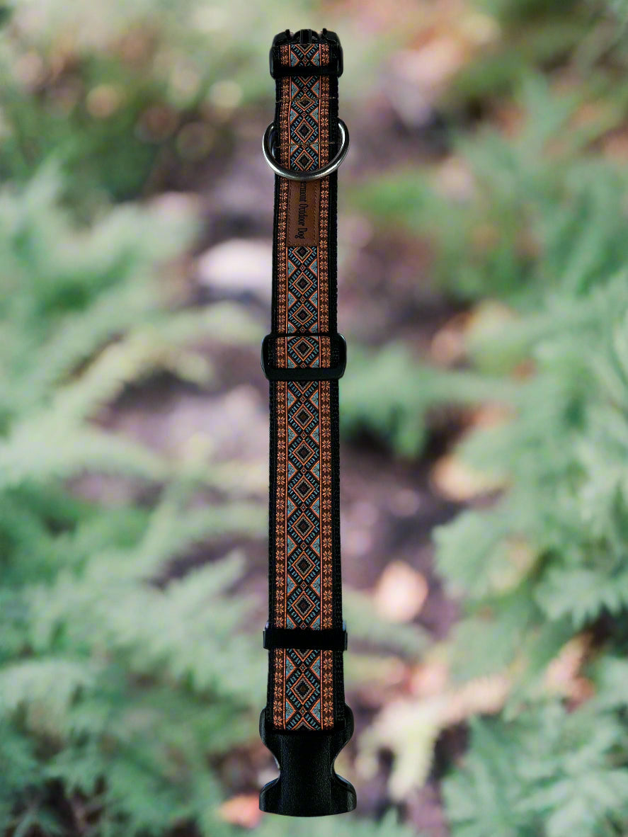 Dog Collar M Wide Adjustable 16-21"