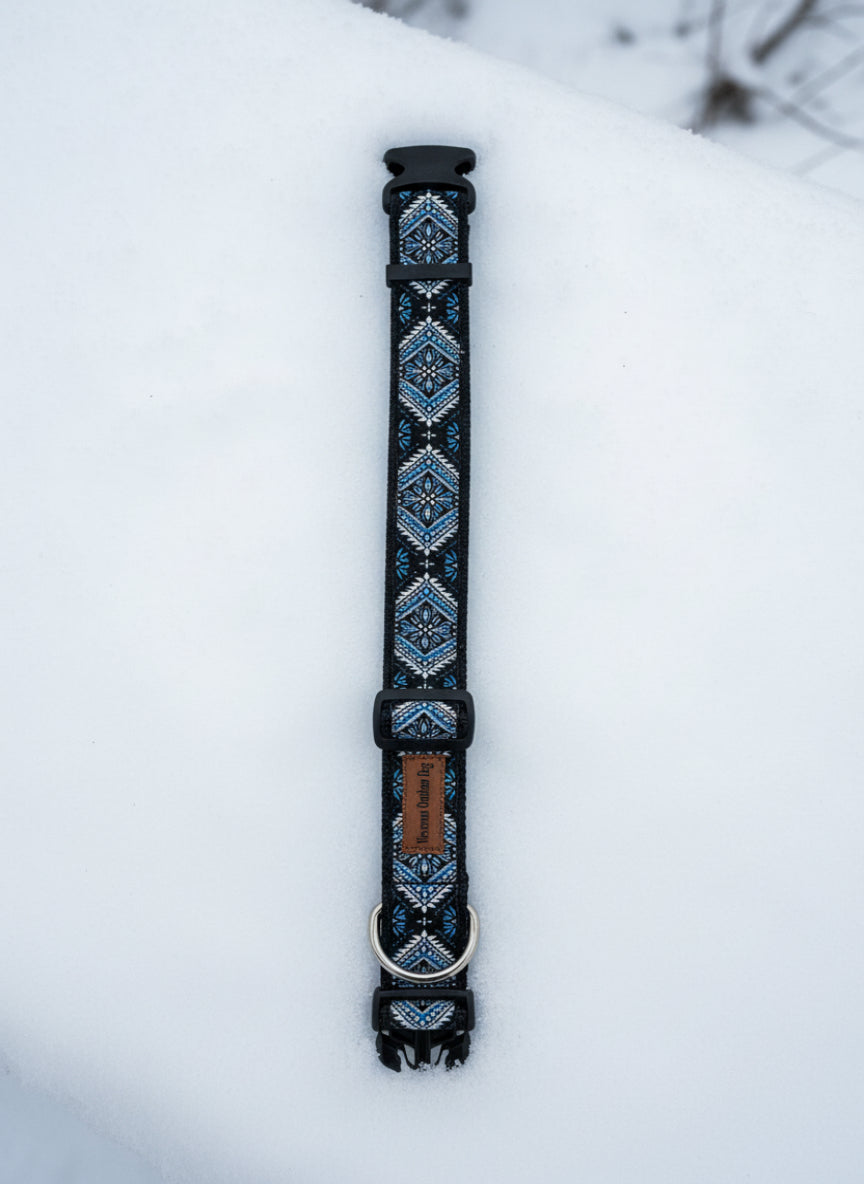 Dog Collar L Wide Adjustable 21-28"