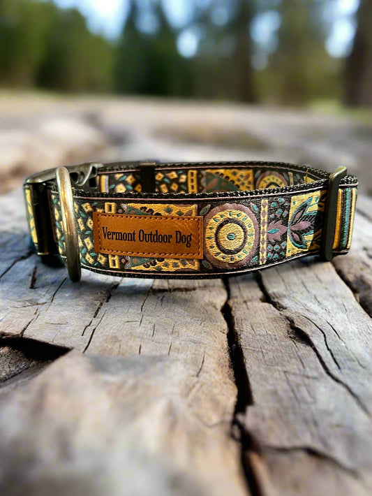 Dog Collar L Wide Adjustable 21-28"