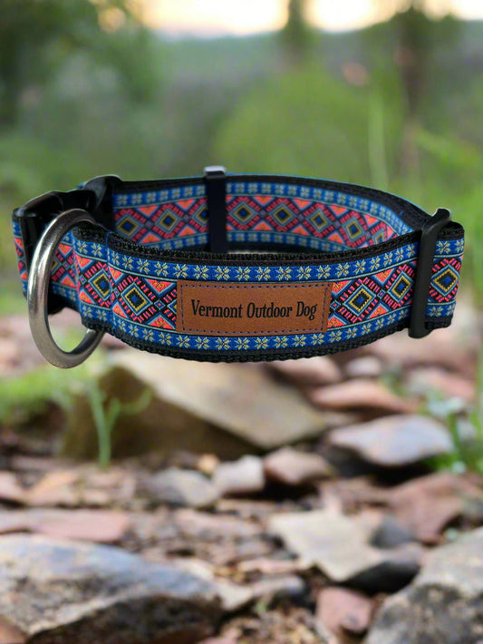 Dog Collar M Wide Adjustable 16-21"
