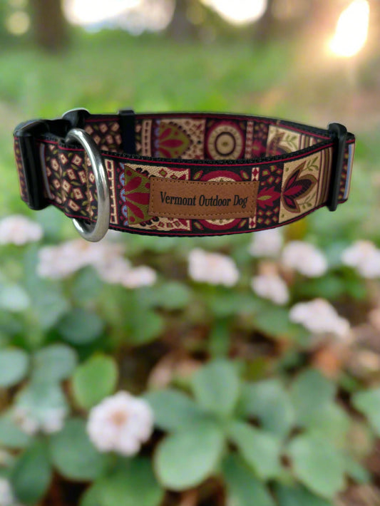 Dog Collar M Wide Adjustable 16-21"