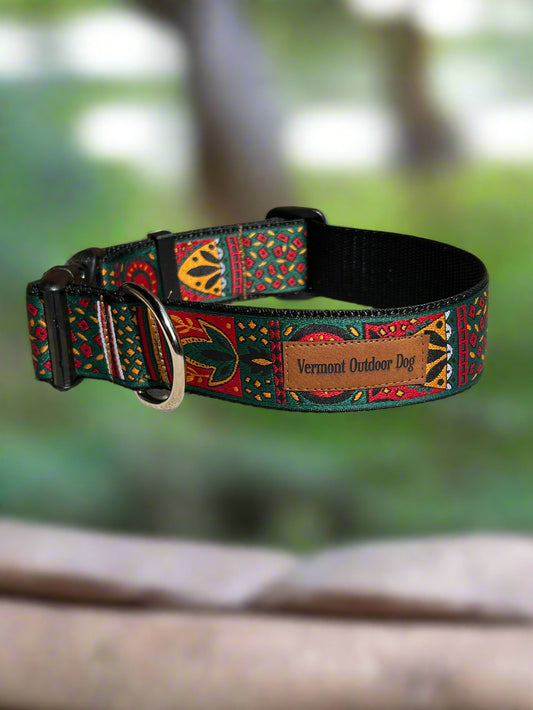 Dog Collar M Wide Adjustable 16-21"