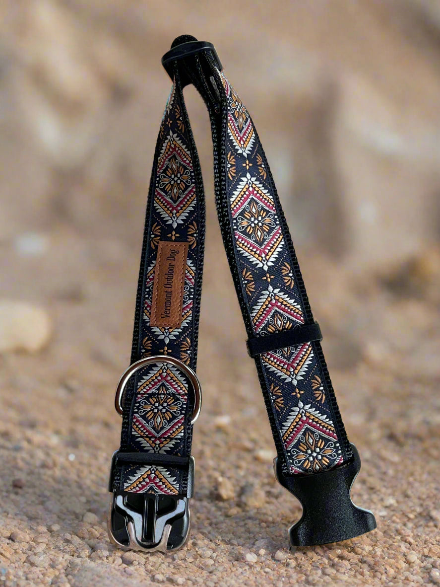 Dog Collar L Wide Adjustable 21-28"