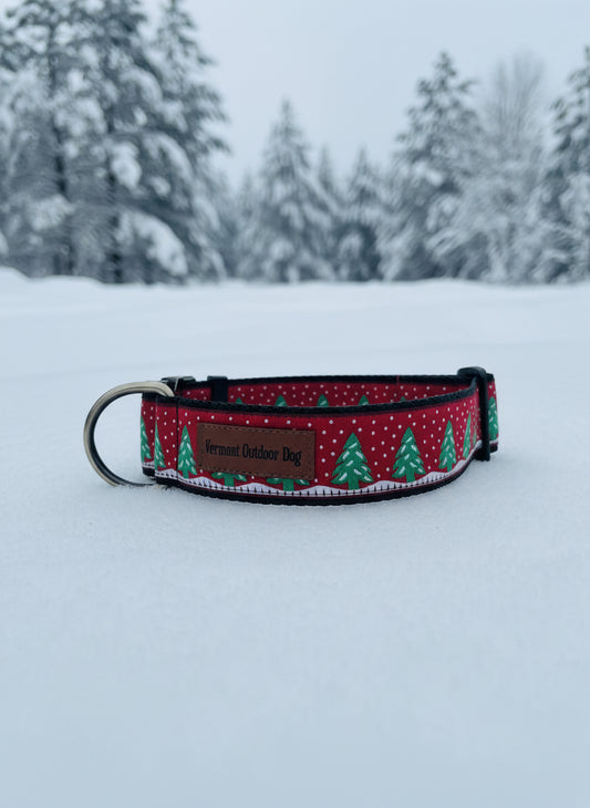 Dog Collar M Wide Adjustable 16-21" Heavy Duty Metal Buckle