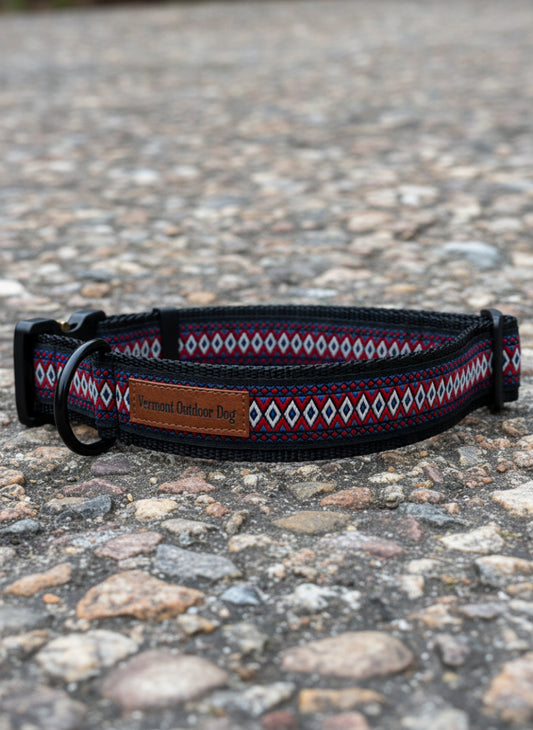 Dog Collar L Wide Adjustable 21-28" Tactical Buckle