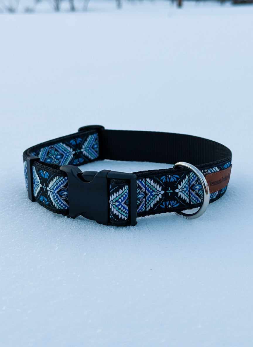 Dog Collar L Wide Adjustable 21-28"