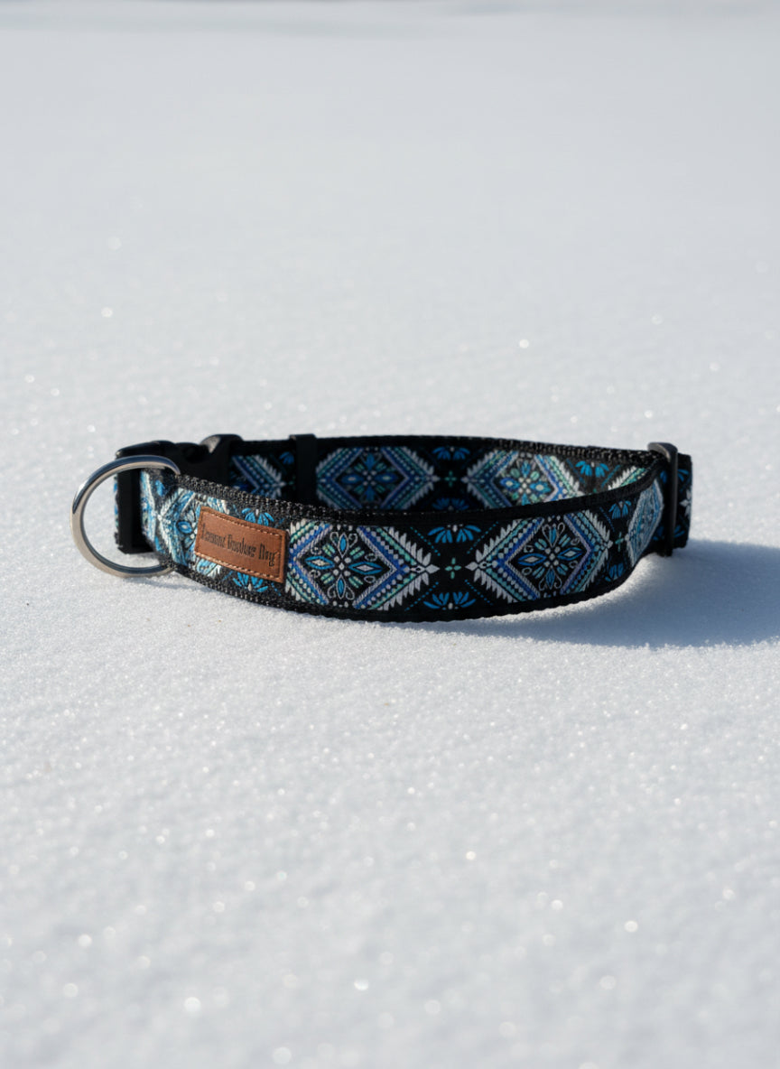Dog Collar L Wide Adjustable 21-28"